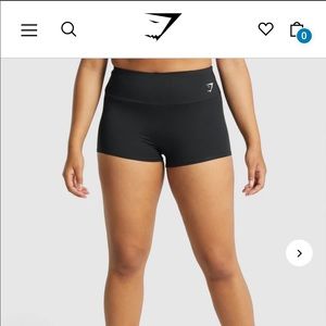Black, Gymshark, training shorts, size medium